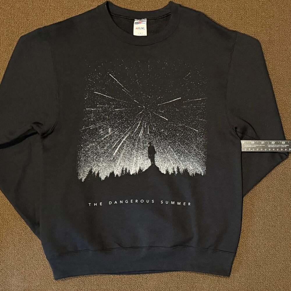 The Dangerous Summer Band Crewneck Sweatshirt Black Size Small